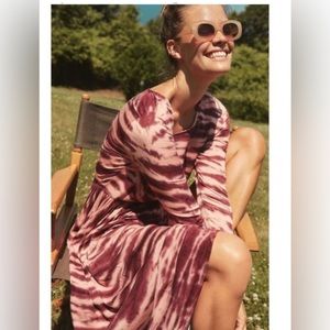 Dolan Eliska Tie Dye Midi Dress Anthropologie